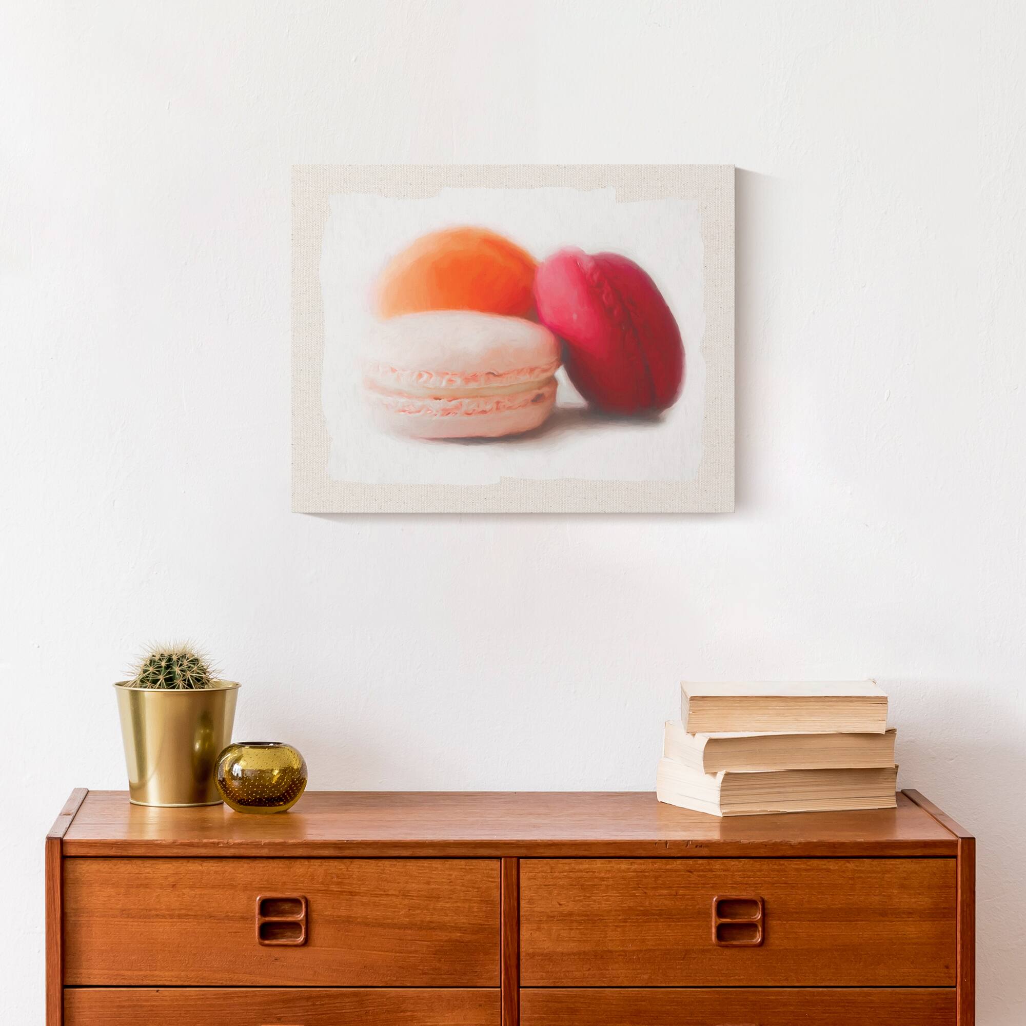 Macaroons Canvas Wall Art
